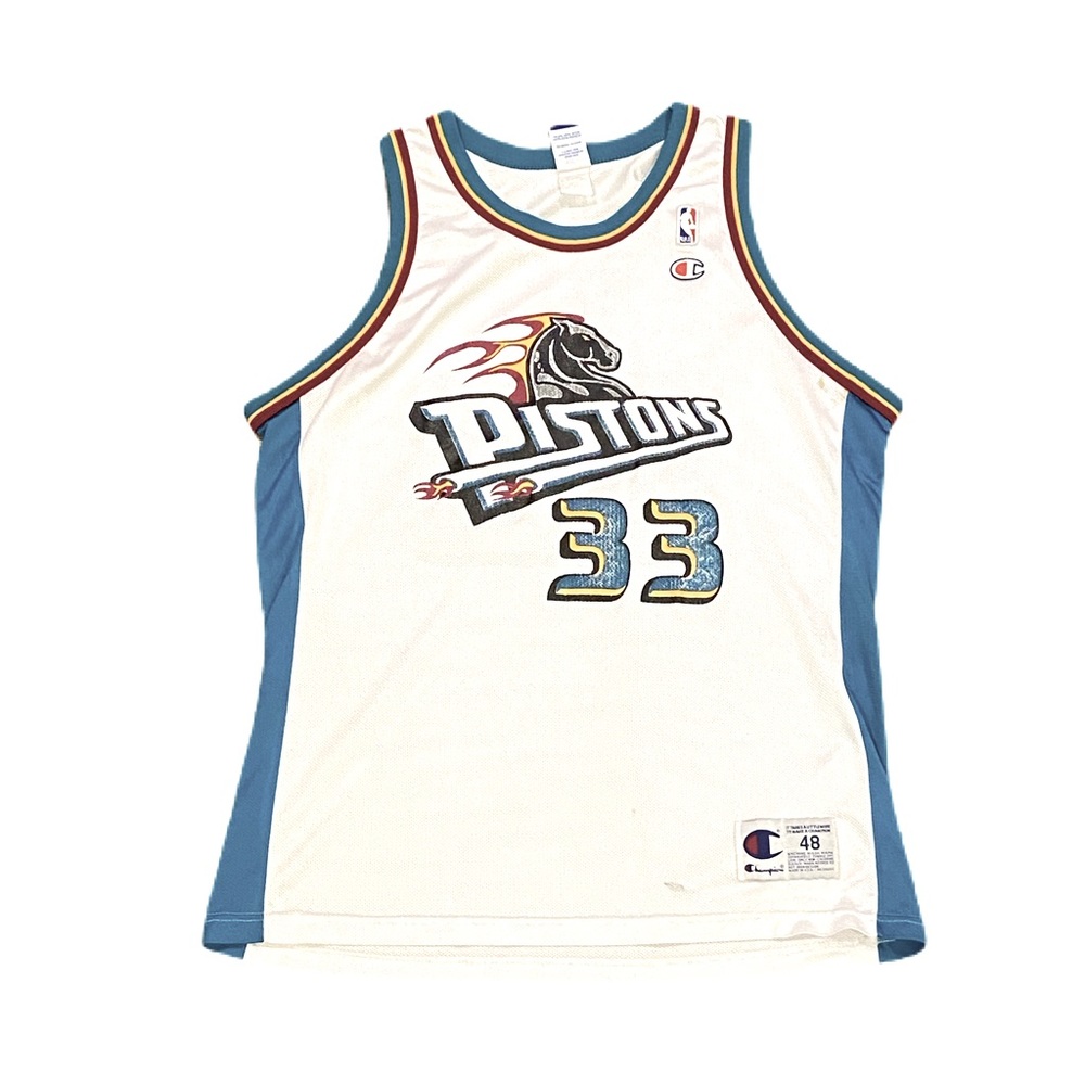 Vintage Champion Detroit Pistons Jersey